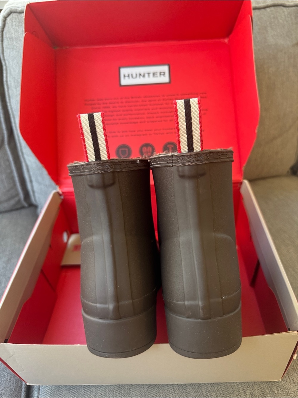 Hunter Women's Short Waterproof Winter Boots — Brown - Picture 3 of 7